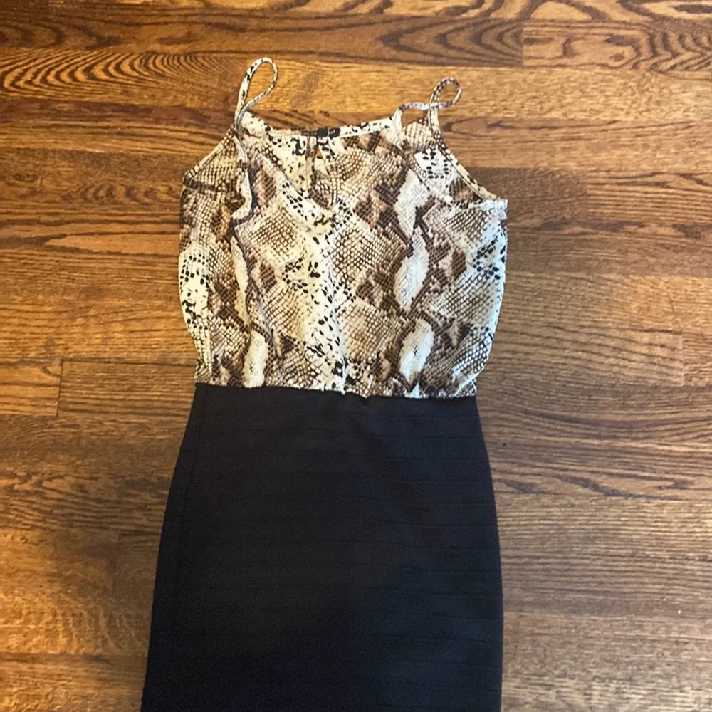 Pinc Premium brand - Snake skin and black bodycon bottom - Picture 3 of 3